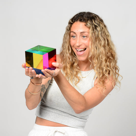 Hands on learning with CMY Cubes