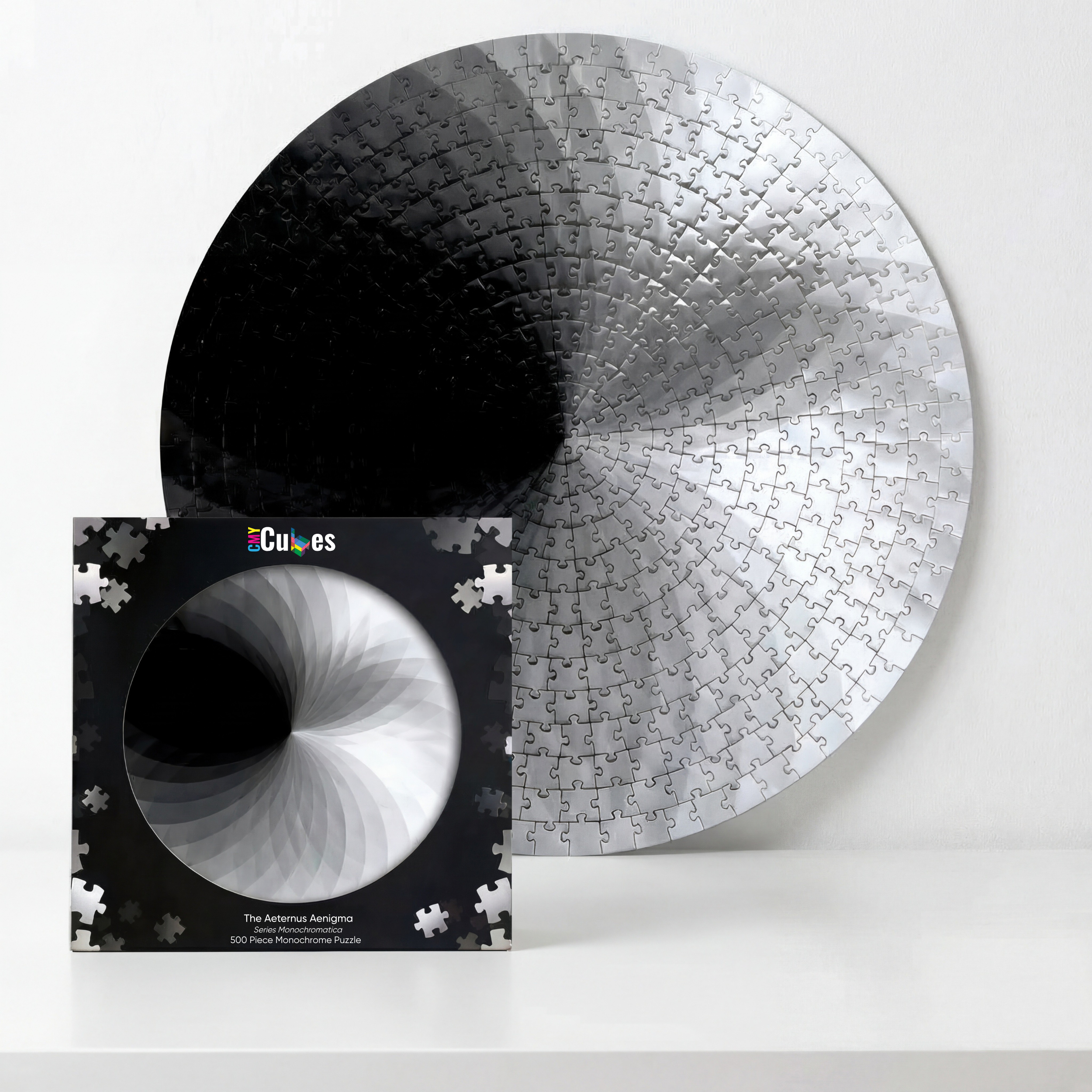 Aenigma Monochromatica – Monochrome Puzzle | CMY Cubes
