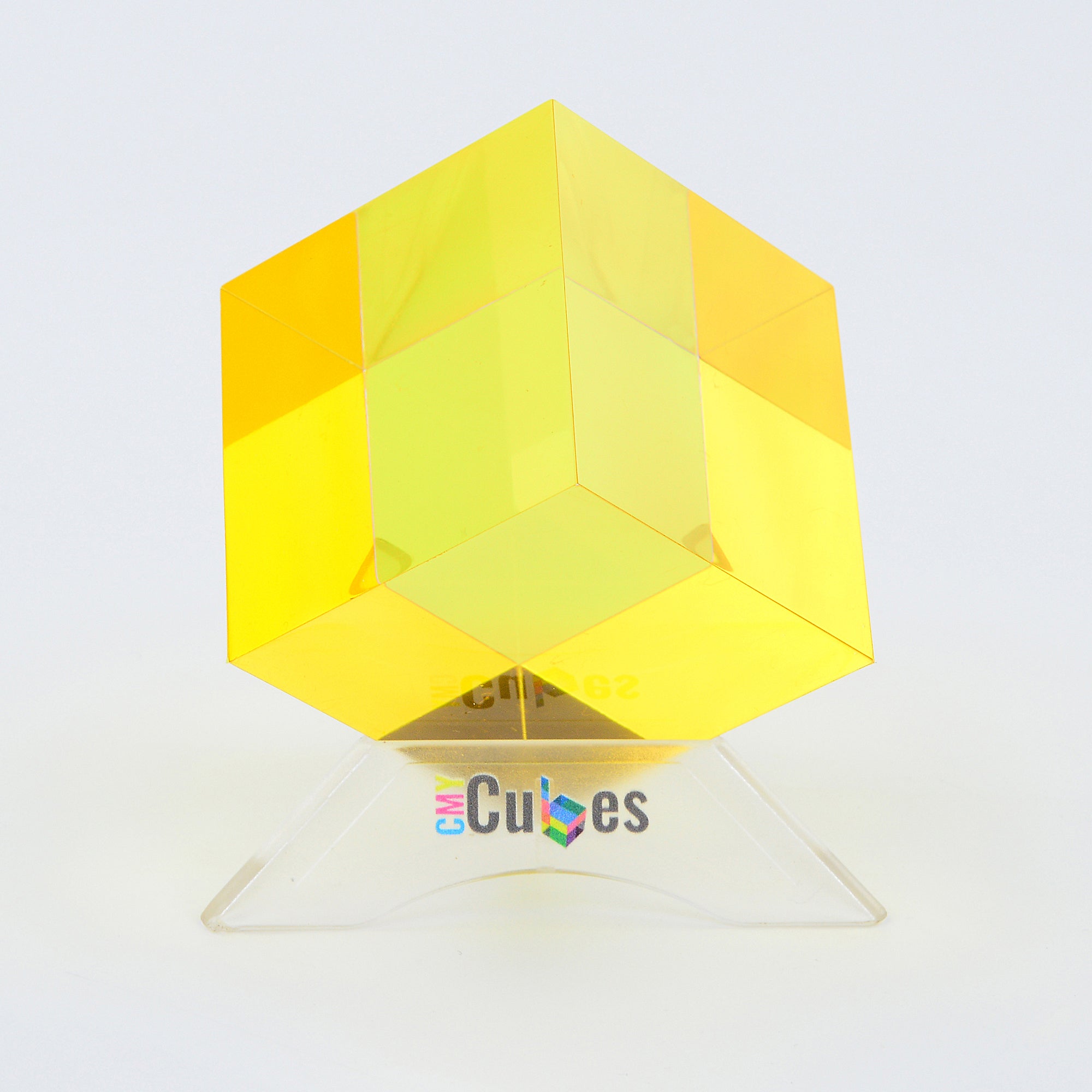 The Cube Stand – Clear Display Stand | CMY Cubes